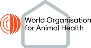 WOAH logo on top of home icon